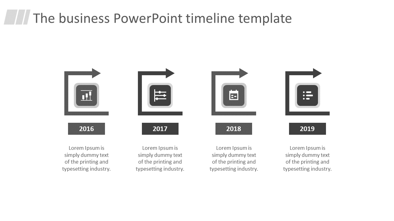powerpoint timeline template-4-grey